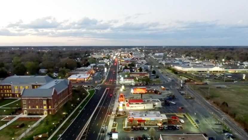 Aerial view of SUover RT 13.